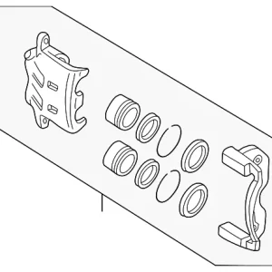 Disc Brake Caliper - Mazda (T0Z6-33-99Z)