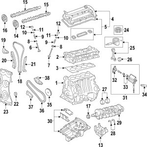 Bearing Set - Mazda (L3Y1-11-SF0A)