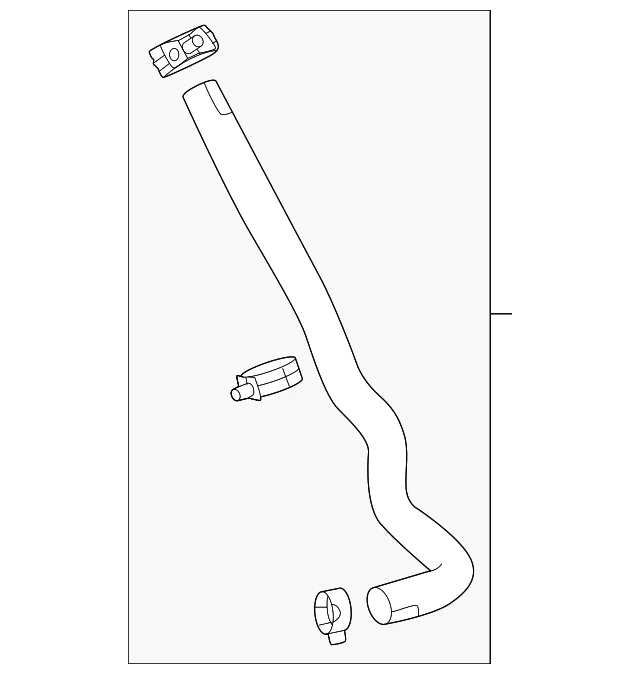Water Outlet Hose - Mazda (T301-15-7BY)