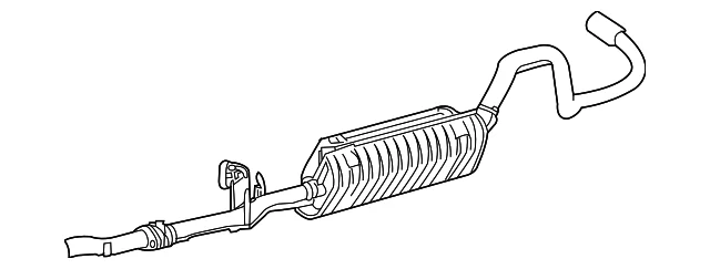 Muffler & Pipe - Mazda (1FAD-40-500)