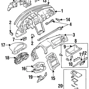 Instrument Panel - Mazda (NA75-60-401G-00)