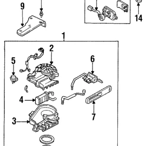 Blower Motor Switch - Mazda (LA03-61-350)