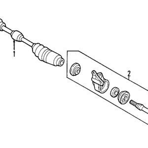 Drive Shaft Left - Mazda (GG37-25-600F)