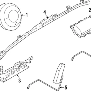 Driver Air Bag - Mazda (KMV7-57-K00-23)