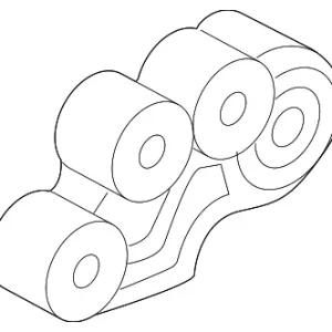 Rear Bracket - Mazda (VA41-39-010)