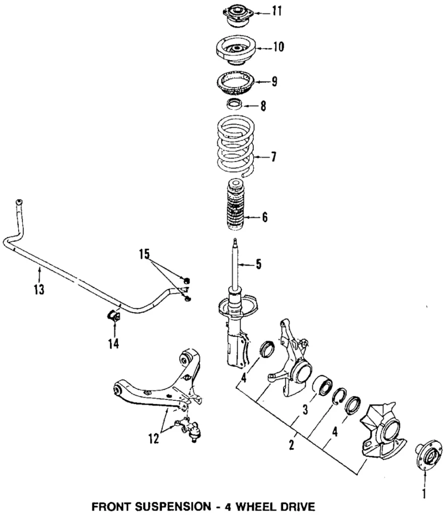 Strut Bumper - Mazda (LA01-34-111A)