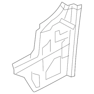 Inner Hinge Pillar - Mazda (KD53-70-230A)