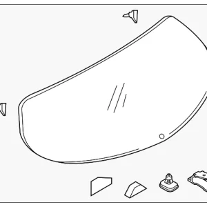 Lift Gate Glass - Mazda (KD47-63-930B)