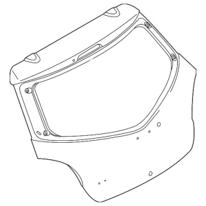 Lift Gate - Mazda (D6Y1-62-02XA)