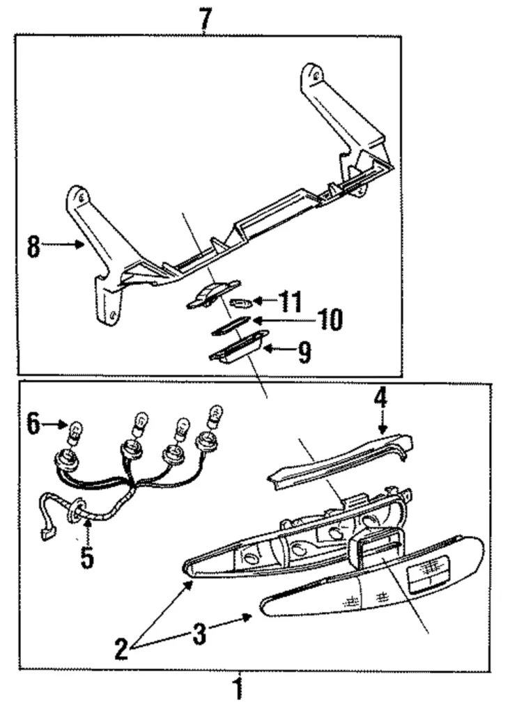 Socket & Wire - Mazda (EA01-51-155)