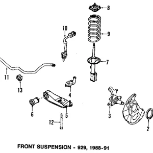 Control Arm Bushing - Mazda (H260-34-460B)