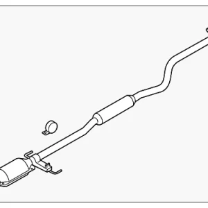 Converter & Pipe - Mazda (L3D7-20-55XD)