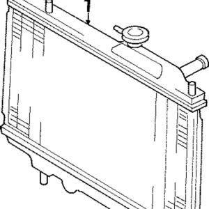 Radiator Assembly Lower Bracket - Mazda (B366-15-230)