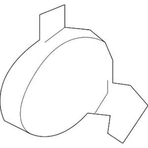 Tow Bracket Cover - Mazda (NH52-50-EK1A-BB)