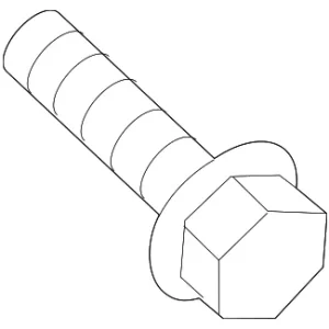 Adjuster Lower Bolt - Mazda (9946-61-025)