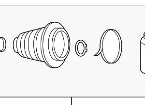 Inner Boot - Mazda (RTA6-22-540)