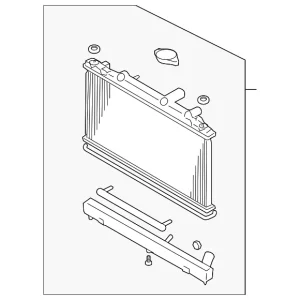 Radiator Assembly - Mazda (L321-15-200E)