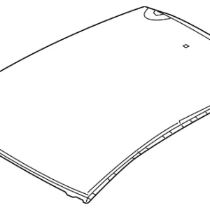 Roof Panel - Mazda (BHY9-70-600A)