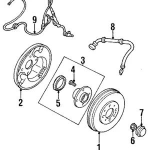 Brake Hose - Mazda (BC1D-43-810)