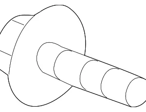 Hub Assembly Mount Bolt - Mazda (9YA0-21-23H)
