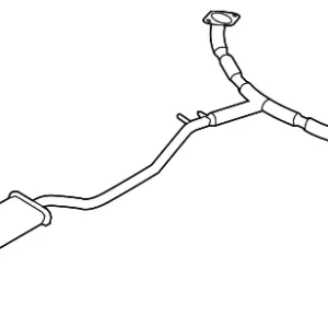Muffler & Pipe - Mazda (CY03-40-300D)