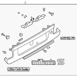Finish Panel - Mazda (TC33-50-850-PZ)