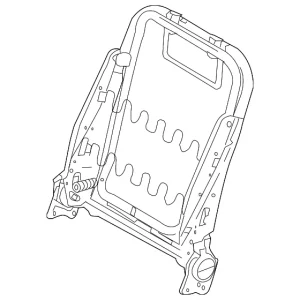 Seat Back Frame - Mazda (BCN7-88-680)