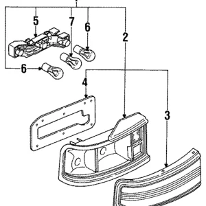 Lens Gasket - Mazda (B617-51-158)