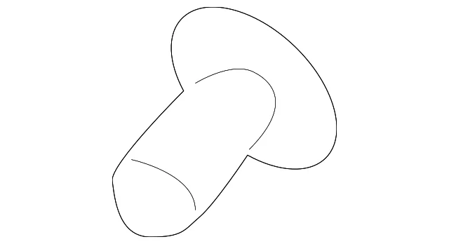 License Bracket Rivet - Mazda (9025-84-809)