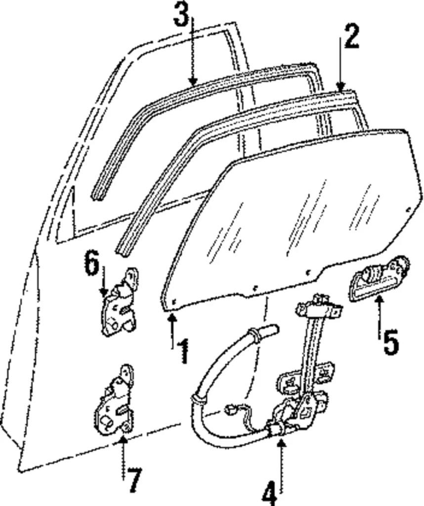 Handle, Outside - Mazda (G211-72-410B)