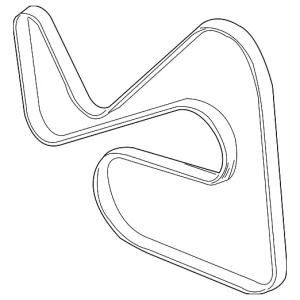 Serpentine Belt - Mazda (ZZC3-18-381A)