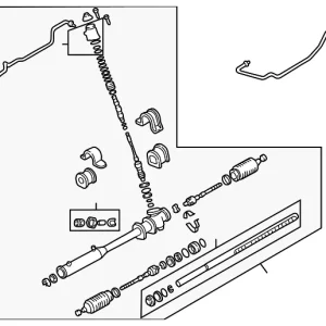 Steering Gear - Mazda (TA01-32-110R-0P)