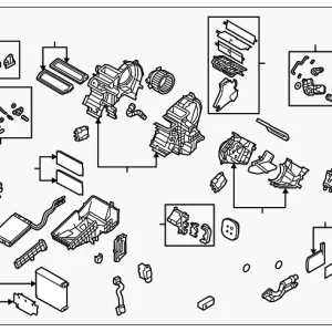 AC & Heater Assembly - Mazda (BBM4-61-130C)