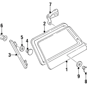 Glass - Mazda (LB41-62-5B1A)