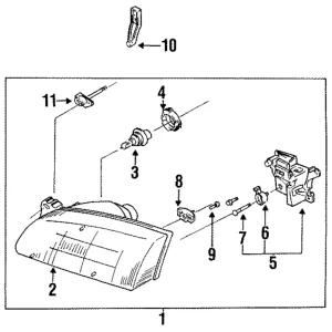 Adjuster Screw - Mazda (GA2A-51-0E3)