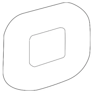Backup Lamp Gasket - Mazda (EX38-51-3H8)