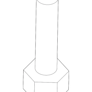 Spoiler Assembly Bolt - Mazda (9YA0-20-631)