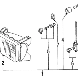 Adjust Screw Clip - Mazda (ZZL2-51-192)