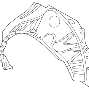 Pillar(L) Rear Inner - Mazda (DGY9-71-11YB)