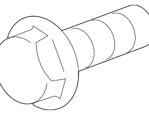 Battery Tray Bolt - Mazda (9XF0-38-24X1)