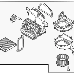 HVAC Blower Case Assembly - Mazda (VA54-61-140)