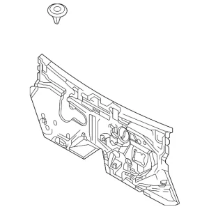 Engine Compartment Insulation - Mazda (VC67-68-63X)