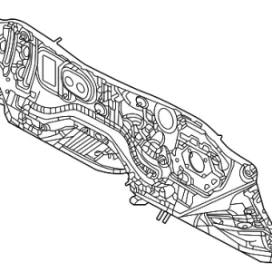 Panel Dash Lower - Mazda (VA40-53-400B)
