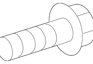 Damper Bolt - Mazda (9YA0-21-02D)