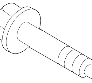 Shock Assembly Lower Bolt - Mazda (9YA0-21-271)
