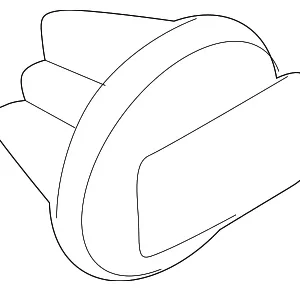 Rocker Molding Clip - Mazda (D01G-51-SJ3)