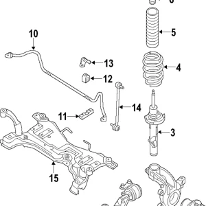 Knuckle(L) Steering - Mazda (BN8K-33-031A)