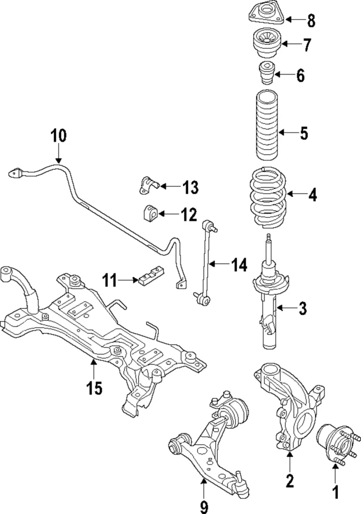 Knuckle(L) Steering - Mazda (BN8K-33-031A)