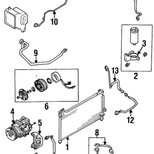 A/C Compressor - Mazda (BC1M-61-450A)