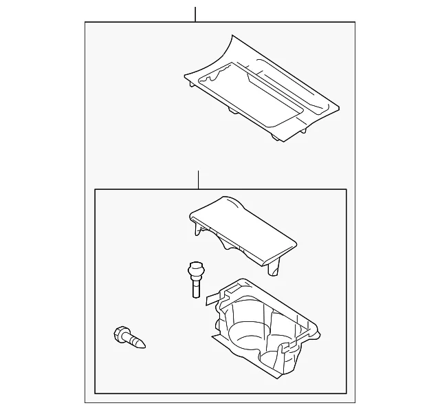 Parking Brake Lever Cover - Mazda (BBM4-64-43YF)
